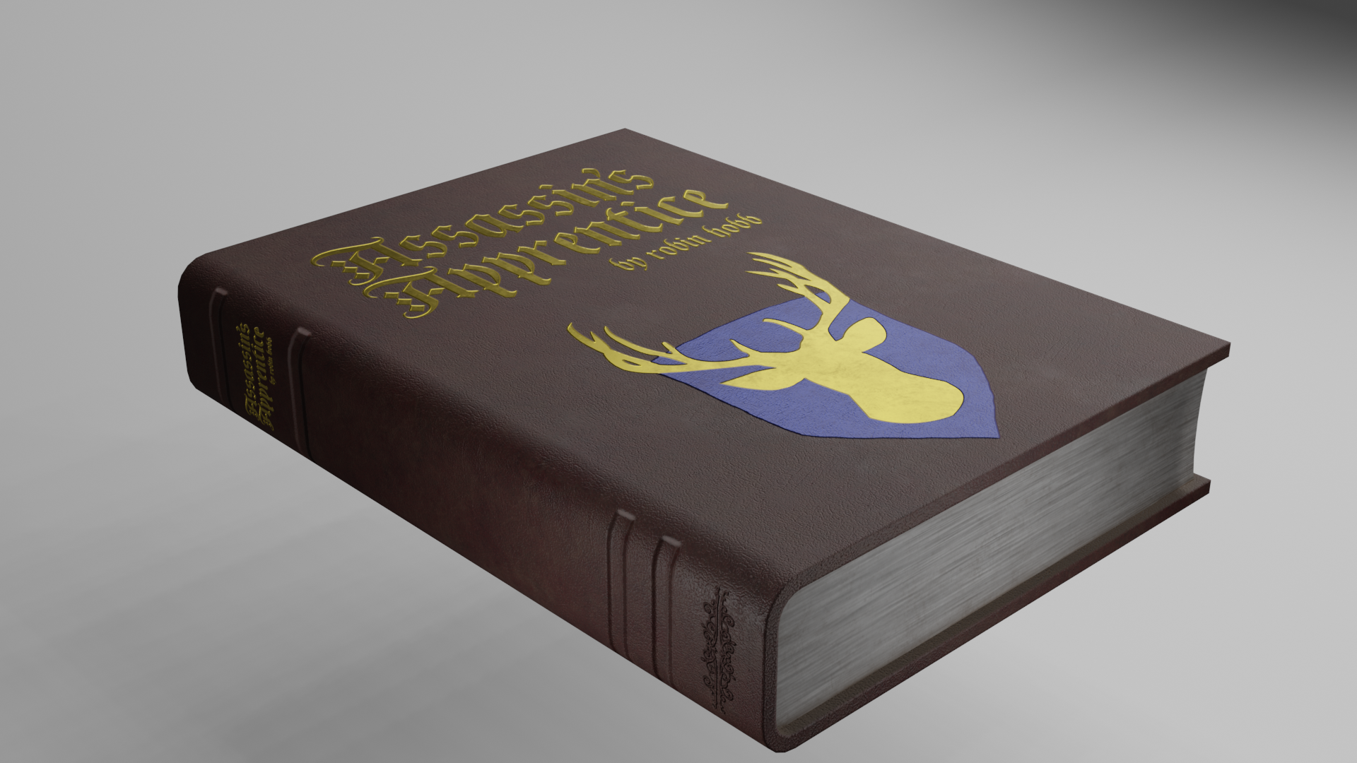 3d model of a book